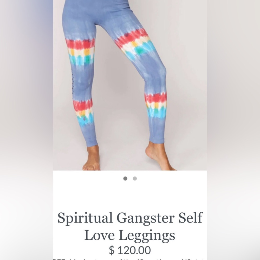 Spiritual Gangster Self Love leggings - Picture 3 of 7